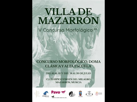 V Villa de Mazarrón 2*, clasificatorio para el Campeonato del Mundo de PRE, SICAB 2025