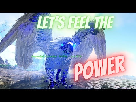 Testing the Ascended Celestial Griffin #ark #arksurvivalevolved #griffin #celestial