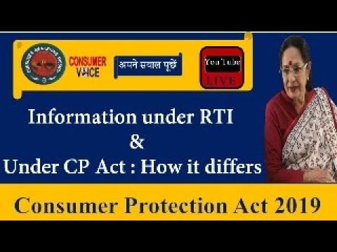 Top question of the Day - Information under RTI & Under CP Act : How it differs?