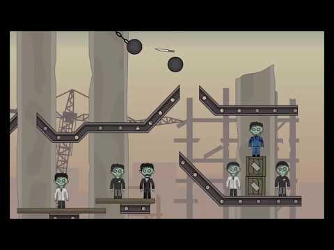 Rolling Fall - Cut the chain and drop zombies into the abyss