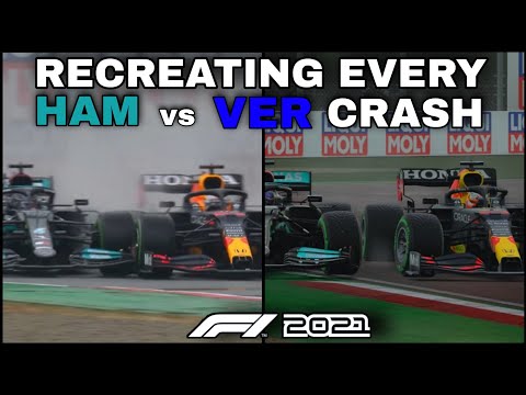 Recreating Every Hamilton and Verstappen Crash in F1 2021