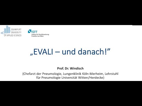 3. Fachtagung E-Zigaretten – Teil 4 - Prof. Dr. Windisch