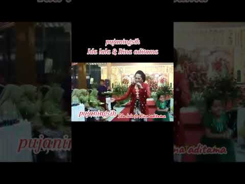 Pujaningsih duet rina aditama dan ida lala , resepsi serasa konser megah