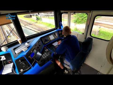 Brno hl. nádraží - Jihlava / POHLED NA PRÁCI STROJVEDOUCÍHO / 4K KVALITA