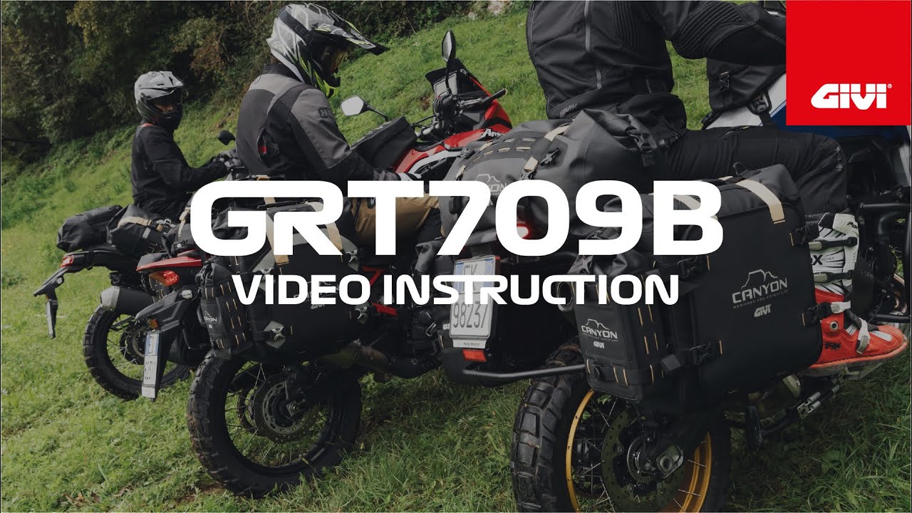 Givi GRT709B Canyon Waterproof Pannier 35 Litre Video