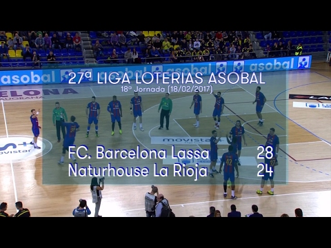 LIGA LOTERIAS ASOBAL J18 FC Barcelona Lassa - Naturhouse La Rioja 28 - 24