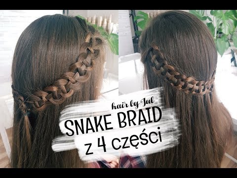 Snake braid z 4 części - hair by Jul
