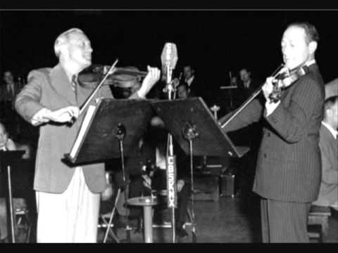 Jascha Heifetz and Jack Benny - USO Skit, WWII