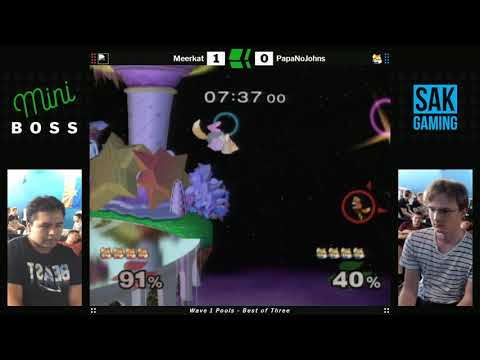 Mini Boss 5 SSBM Pools - Meerkat (Red Fox) vs PapaNoJohn (Blue Fox)