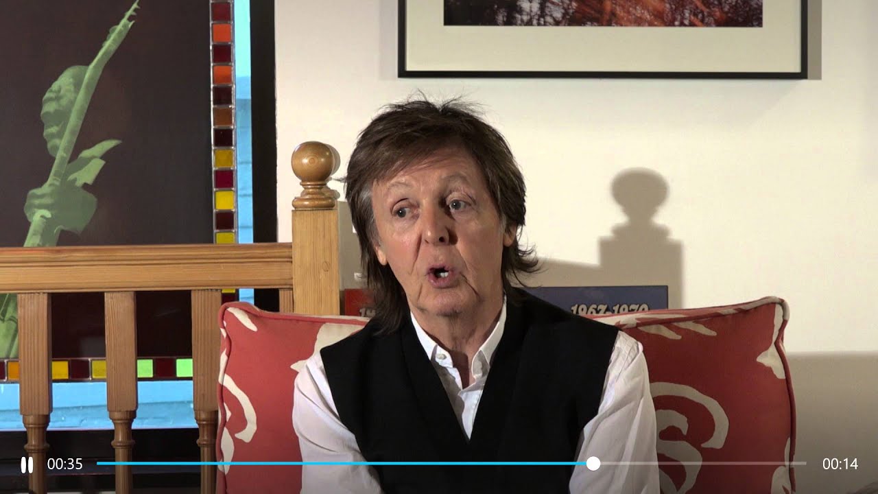 Sir Paul McCartney introduces Skype Love Mojis - YouTube