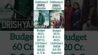 Download lagu Drishyam 2 (Hindi) Vs Drishyam 2 (Malayalam) #shorts mp3