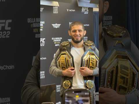 🏆🏆 ISLAM MAKHACHEV BECOMES UFC DOUBLE CHAMPION AFTER DEFEATING JACK DELLA MADDALENA (UFC 322)