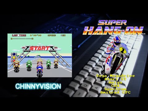 ChinnyVision - Ep 389 - Super Hang On - Sega Megadrive, Atari ST, Amiga, C64, CPC, Spectrum