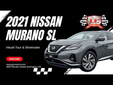 2021 Nissan Murano AWD SL in Gray for sale at JP Motors in Burlington, ON