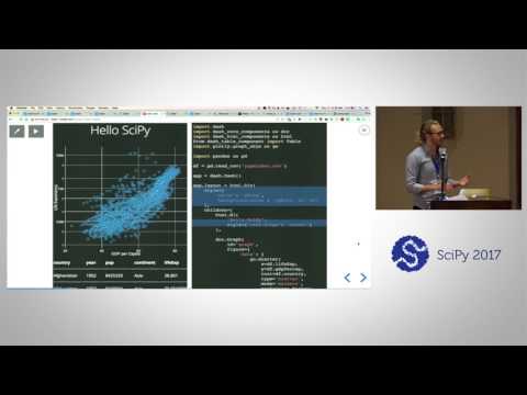 Dash A New Framework for Building User Interfaces for Technical Computing | SciPy 2017 | Chris Par