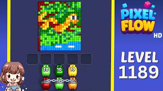 Pixel Flow Level 1189 Solution Walkthrough