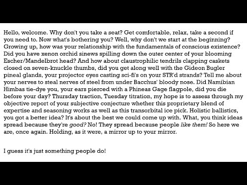 Synced Lyrics - BlackBoxWarrior - OKULTRA / Will Wood