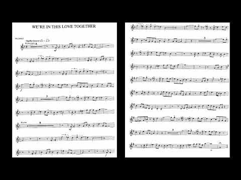 We're In This Love Together Trumpet Play Along - Bb  Instrument
