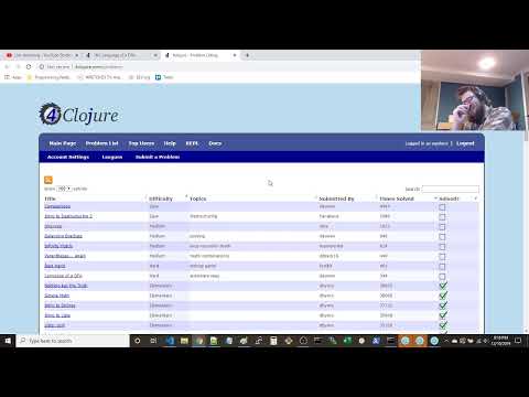 Let's learn Clojure! 4Clojure.org problems for just under an hour