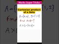 Cartesian Product Of A Sets Pi2infinity Shorts Shortsmathstricks