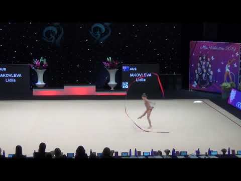 Lidiia Jakovleva AUS ribbon AA Miss Valentine 2019