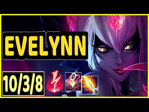 EVELYNN VS UDYR - 10/3/8 KDA JUNGLE - MASTERS EUW