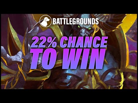 22% Chance to Win, I am in danger | Dogdog Hearthstone Battlegrounds