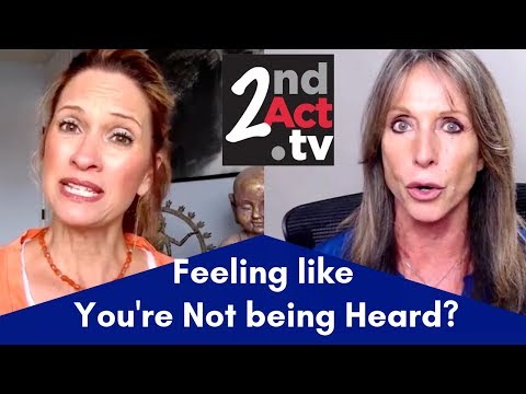 Feeling Like You're Not Being Heard? Finding Your Voice and Self-Confidence in Love & Life after 50