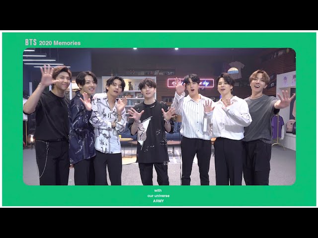 BTS (방탄소년단) 'BTS MEMORIES OF 2020' DVD SPOT