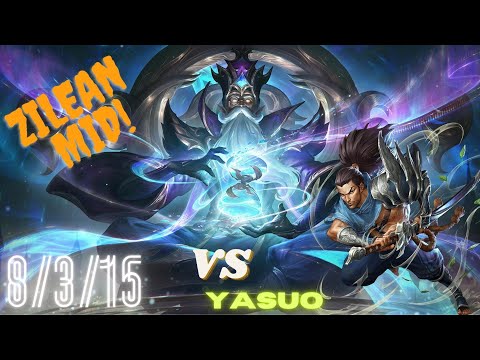 ZILEAN VS YASUO. RECUPERANDO UMA BOT LANE CANSADA.