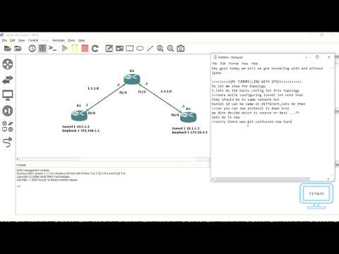 GRE TUNNEL PART 1 #CCNA R AND S LAB