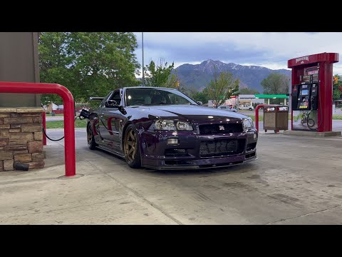 R34 Skyline GTR and a Widebody NSX Go for a drive.