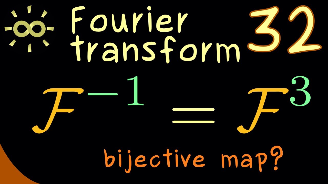 Fourier Transform 32 | Isomorphism on Schwartz Space [dark version]