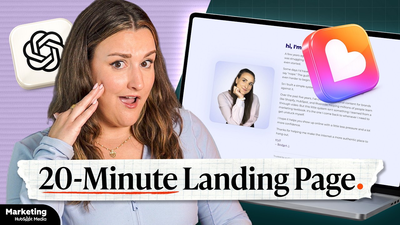 How to Build a High-Converting Landing Page in Under 20 Minutes (Lovable + ChatGPT)