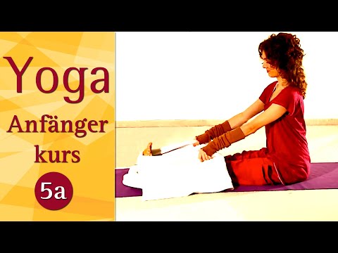 5A Yoga mit Hilfsmitteln zur besseren Entspannung - Yoga Vidya Anfängerkurs - Praxis + etwas Theorie