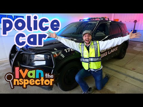 Police Cars for Kids - Ivan Inspects Police Cars!