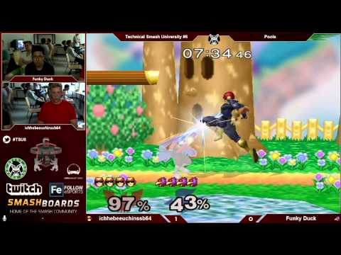 TSU6 - ichhebeeuchinssbn64 (Cpt.Falcon) Vs. Funky Duck (Falco) - Pools