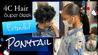 4C HAIR SUPER SLEEK EXTENDED PONYTAIL