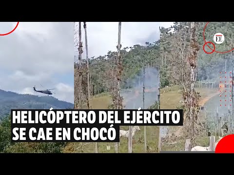 Accidente de helicóptero deja cuatro muertos en Ungía, Chocó | El Espectador