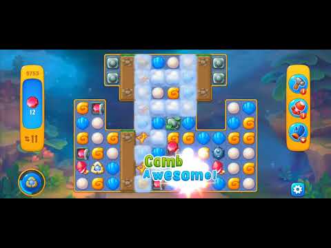 Fishdom Easy Level 9753 (with ingame lightning booster) @choraelmin