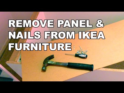 How to Remove Nails from IKEA Furniture