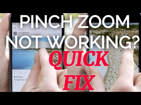 QUICK FIX IF PINCH ZOOM IS NOT WORKING ON ANDROID, GOOGLE, SAMSUNG PHONES, TABLETS