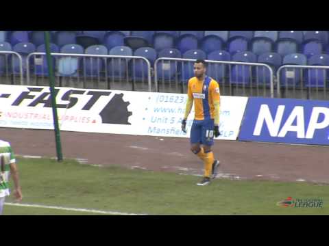 The Stags miss chances against Yeovil, 5Mar2016