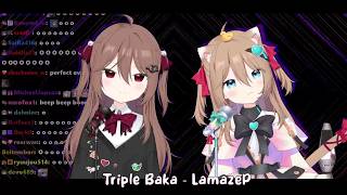 Evil Neuro x Neuro-Sama V3 sings Triple Baka by LamazeP [Karaoke Cover Version] w/subtitle