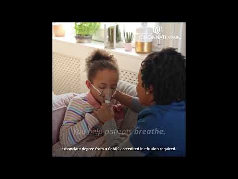 University of Cincinnati's online Bachelor's in Respiratory Therapy