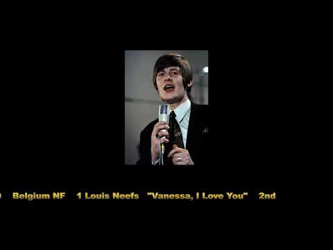 ESC 1969 Belgium NF 1 Louis Neefs "Vanessa, I Love You" 2nd
