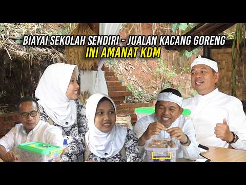 ANA DERAHMA BIAYAI SEKOLAH SENDIRI DENGAN JUALAN KACANG GORENG | INI AMANAT KDM