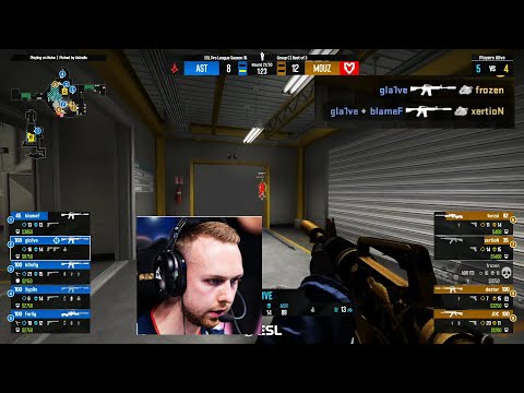 gla1ve can see through a smoke | Astralis vs Mouz