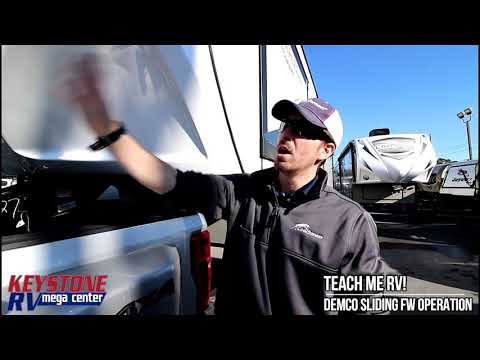How To Operate Your Demco Manual Sliding Fifth Wheel Hitch | Teach Me RV!