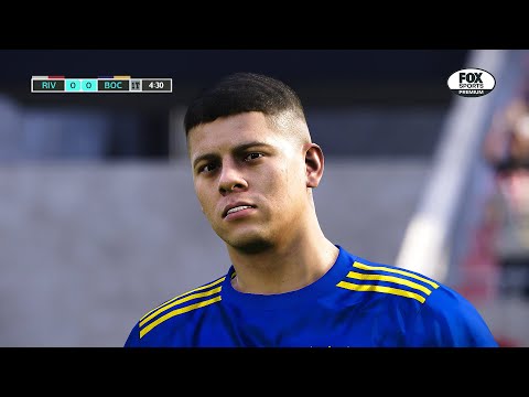 Recreación River Plate 2-1 Boca Juniors - Torneo Liga Profesional 2021